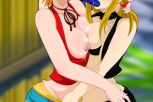 Lucy and Nami - BeeWhyOhBee - One Piece - Fairy Tail
