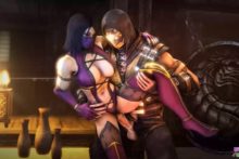 Mileena and Scorpion - Lesdias - Mortal Kombat