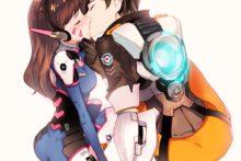Tracer and D.Va - Overwatch