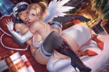 Mercy and Pharah - Gtunver - Overwatch