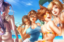 At the beach - Gdecy - Overwatch