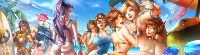 At the beach – Gdecy – Overwatch