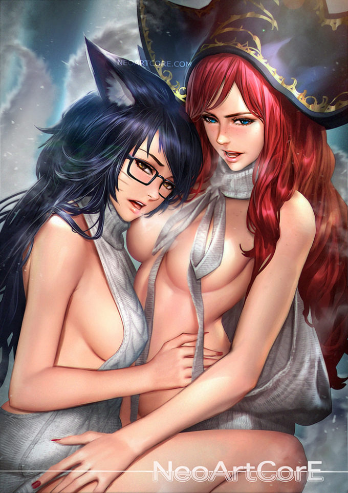 Ahri and Miss Fortune – nudtawut thongmai – League of Legends