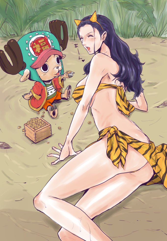 Robin and Chopper - ohcock - One Piece.