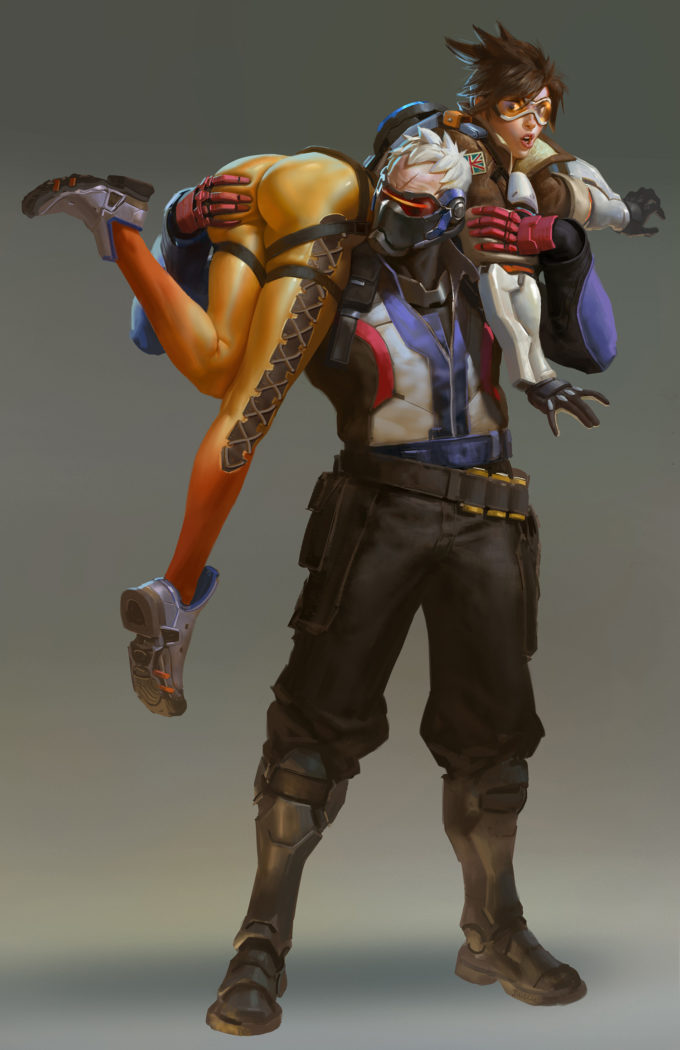 Tracer and Soldier 76 – Overwatch