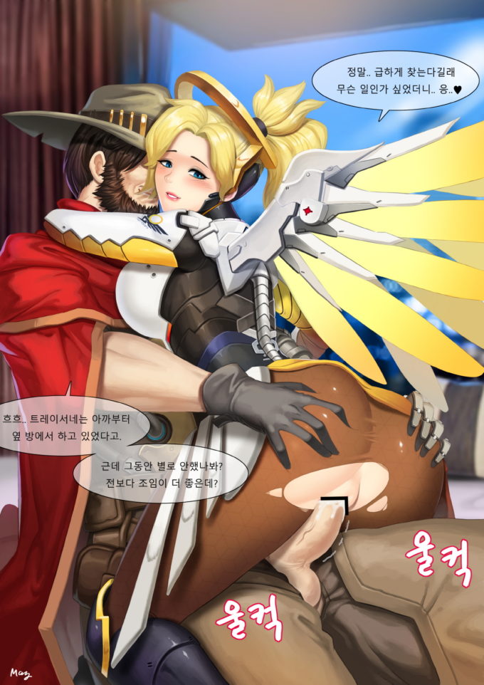 McCree and Mercy – Ah-Lyong Lee – Overwatch
