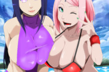 Sakura and Hinata - Naruto