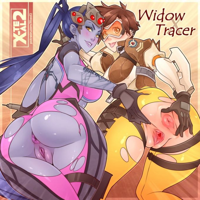 Tracer and Widowmaker – crimeglass – Overwatch