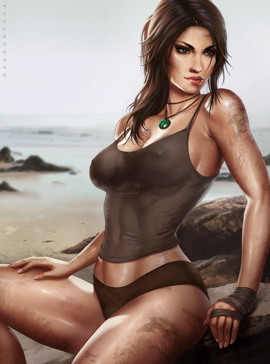 Lara Croft Dandon Fuga Tomb Raider