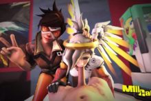 Mercy and Tracer – m1llcake – Overwatch