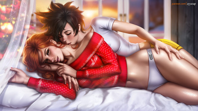 Emily and Tracer – Ayyasap – Overwatch