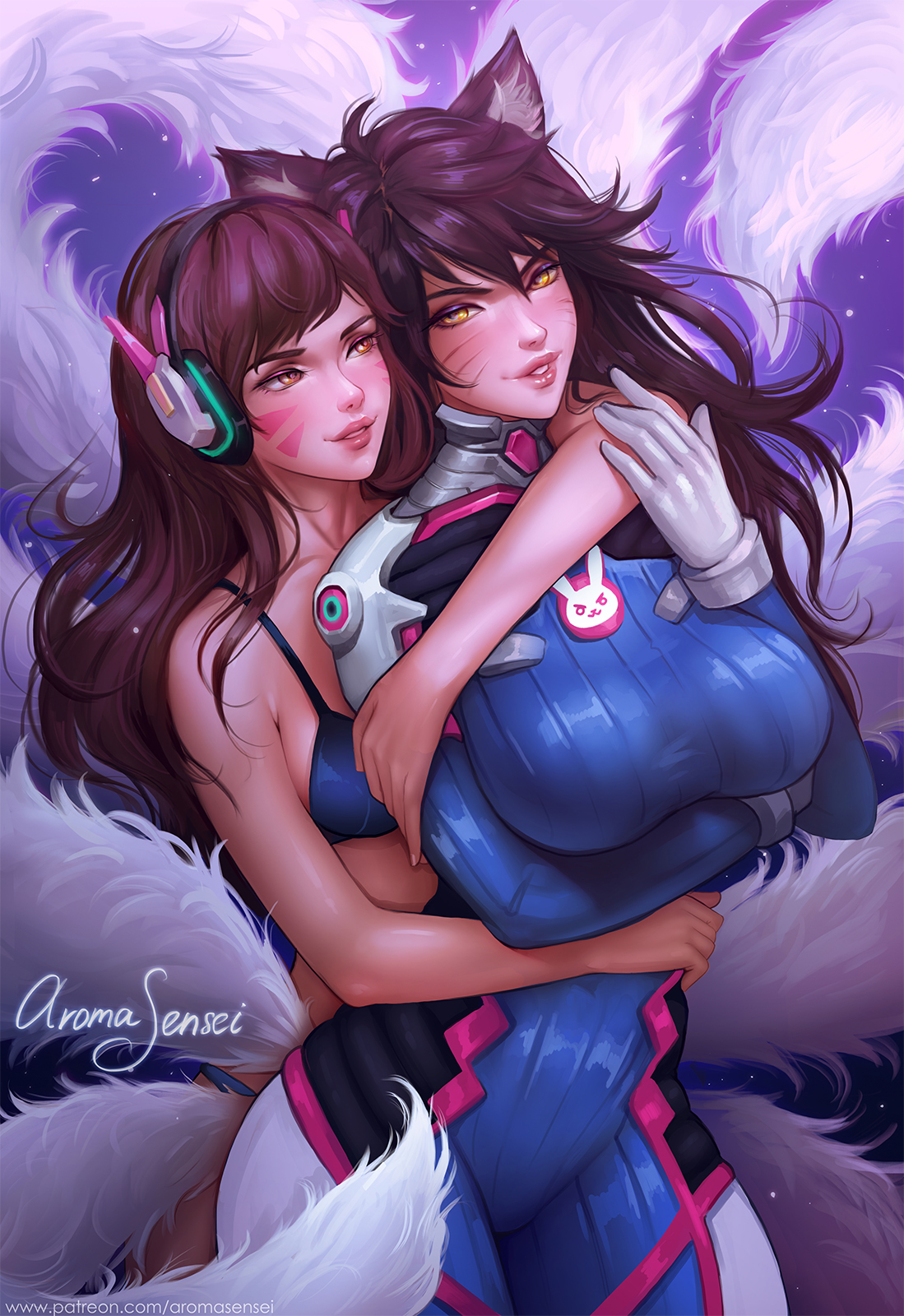 Ahri And D Va Aroma Sensei Overwatch League Of Legends