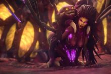 Kerrigan and a zergling - ColonelYobo - Starcraft