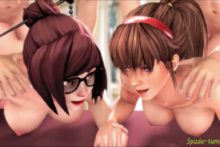 Hitomi and Mei – Spizder – Overwatch – Dead or Alive