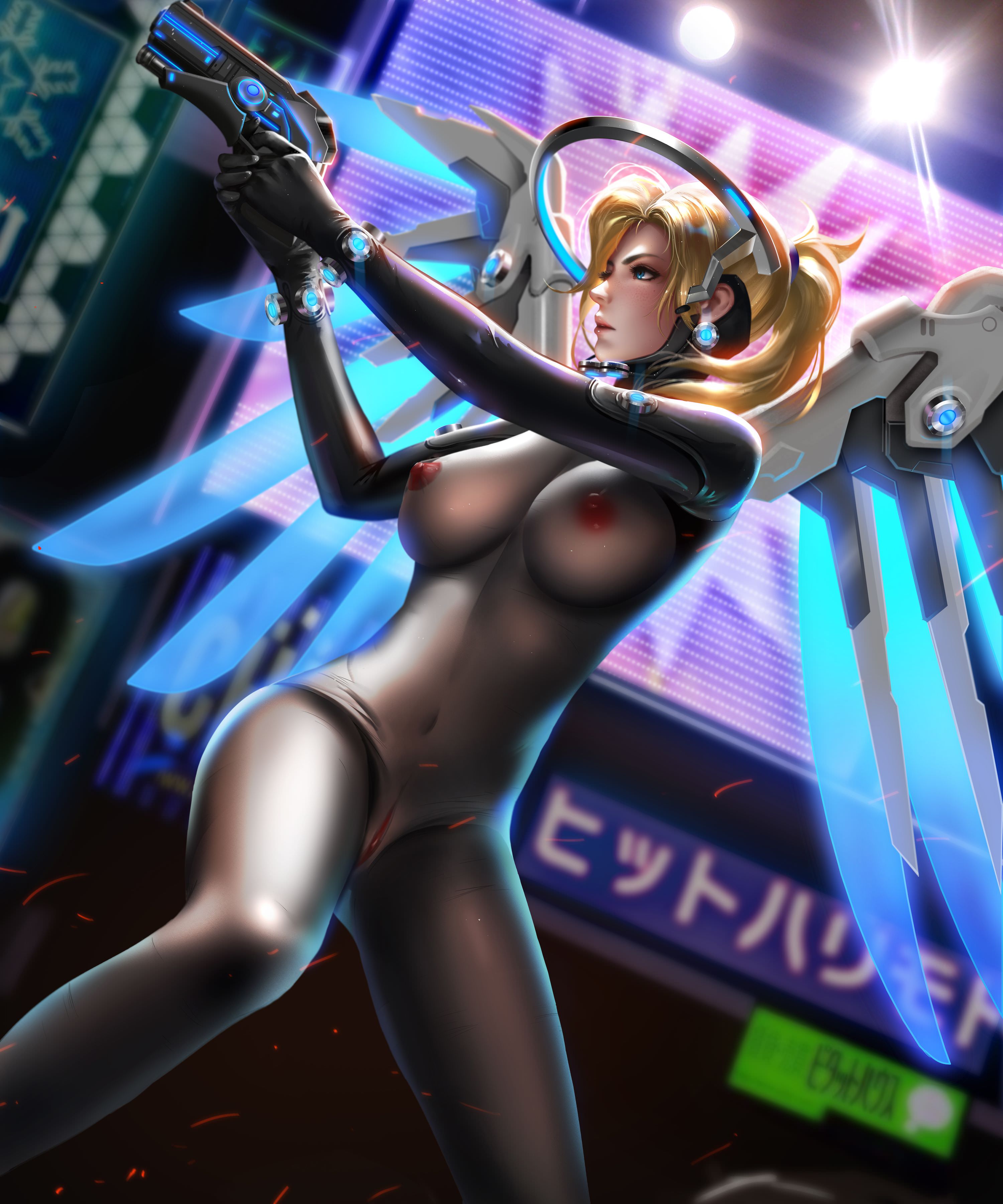 Mercy LiangXing Overwatch GANTZ