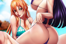 Robin and Nami - Dominik - One Piece