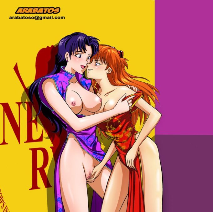Misato and Asuka – Arabatos – Neon Genesis Evangelion