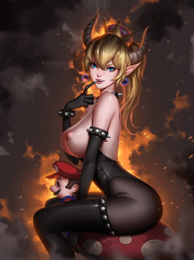 Bowsette – Liang XIng – Mario Universe