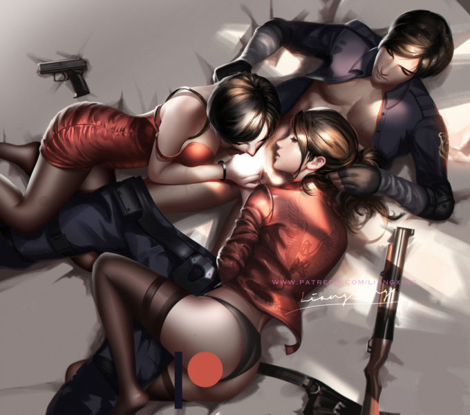 Ada, Claire and Leon – Liang Xing – Resident Evil