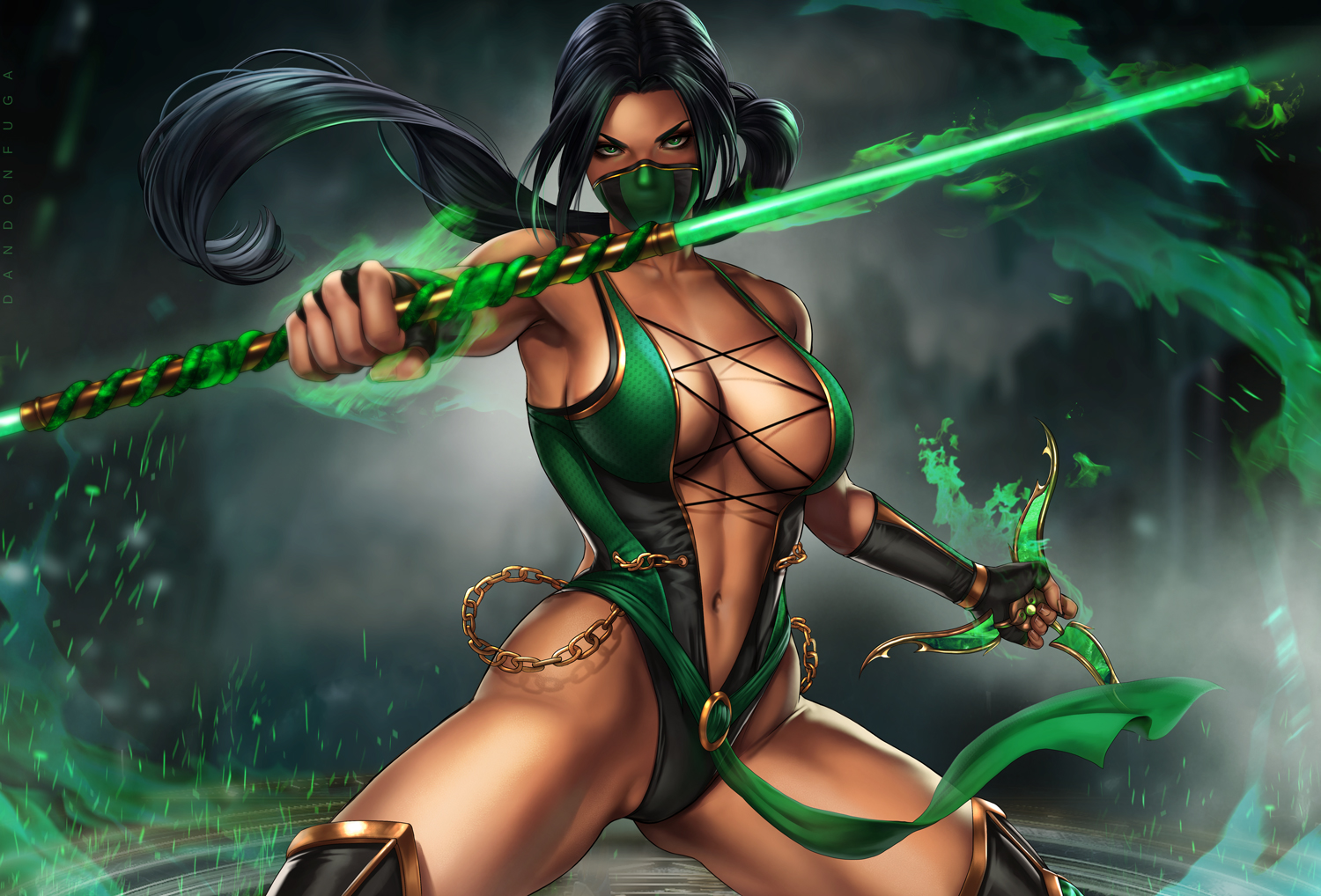 Jade - Dandon Fuga - Mortal Kombat. 