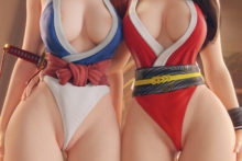 Kasumi and Mai - ArhoAngel - Dead or Alive, King of Fighters