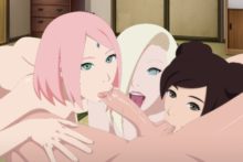 Ino, Sakura, Tenten and Naruto - Darkalx - Naruto