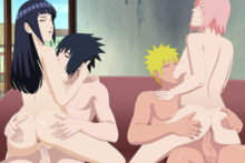 Hinata, Sasuke, Naruto and Sakura - DarkAlx - Naruto