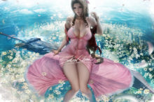 Aerith Gainsborough - Sakimichan - Final Fantasy VII