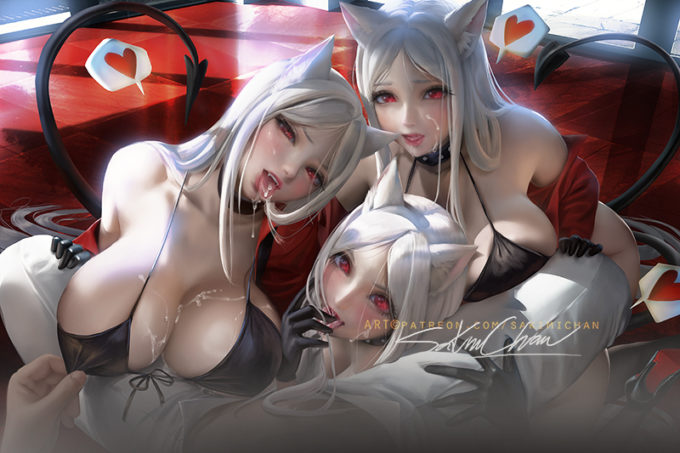 Cerberus – Sakimichan – Helltaker