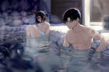 Levi and Mikasa – Invertoalbedo – Attack on Titan