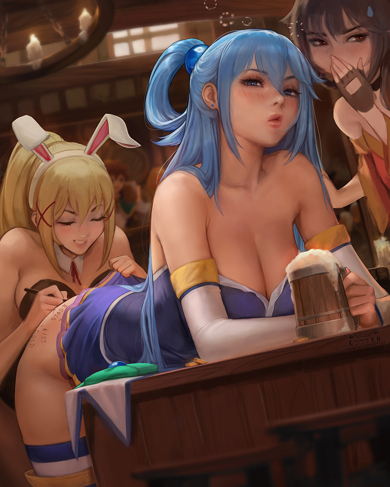 Hentai art konosuba фото 44