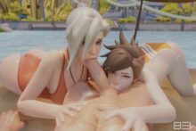 Mercy and Tracer – Bewyx – Overwatch