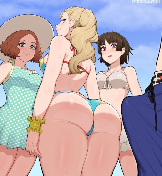 Ann, Haru, Makoto and Ren – Afrobull – Persona 5