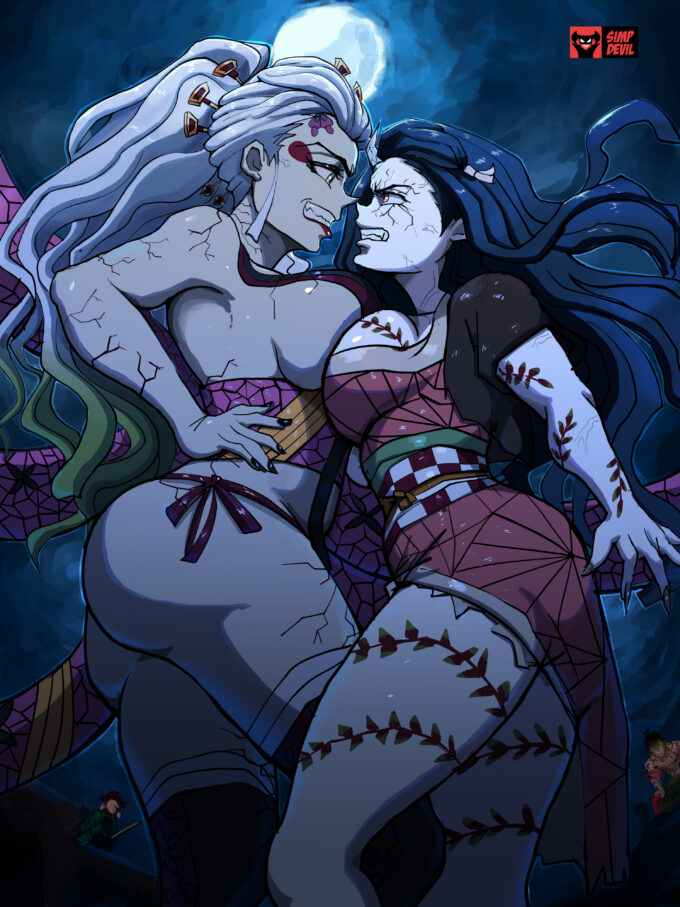 Daki and Kamado Nezuko – Simp Devil – Kimetsu no Yaiba