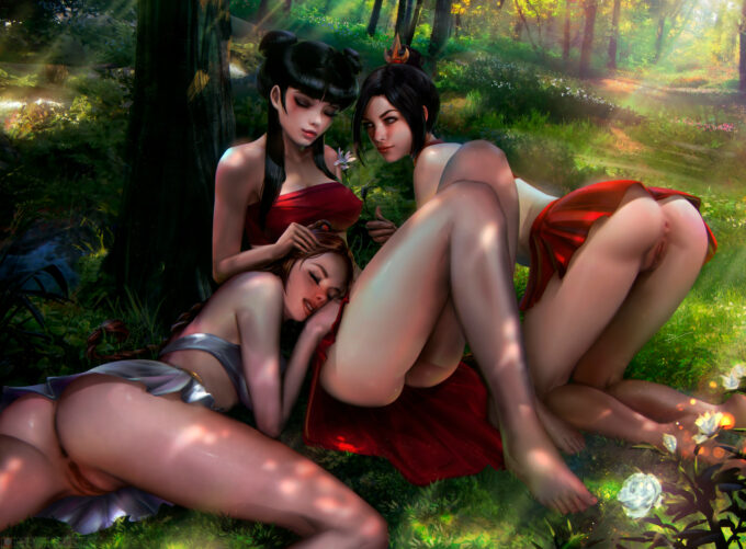 Azula, Mai and Ty Lee – Demonlorddante – Avatar