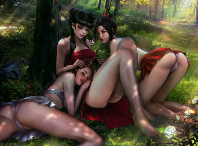 Azula, Mai and Ty Lee – Demonlorddante – Avatar