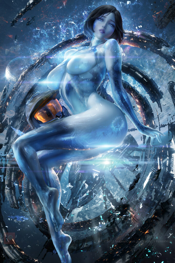 Cortana – Sakimichan – Halo