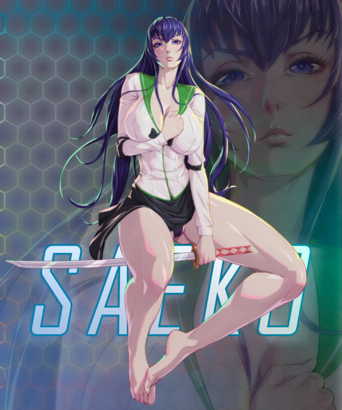 Busujima Saeko – Arttoru – Highschool of the Dead