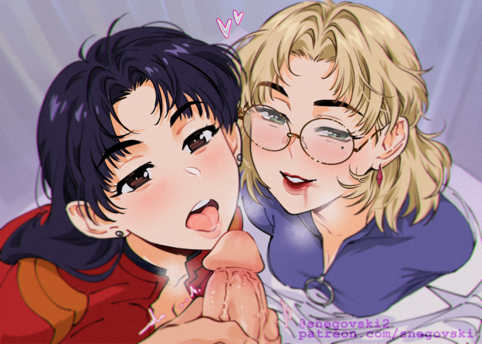 Katsuragi Misato and Ritsuko Akagi – Snegovski – Neon Genesis Evangelion