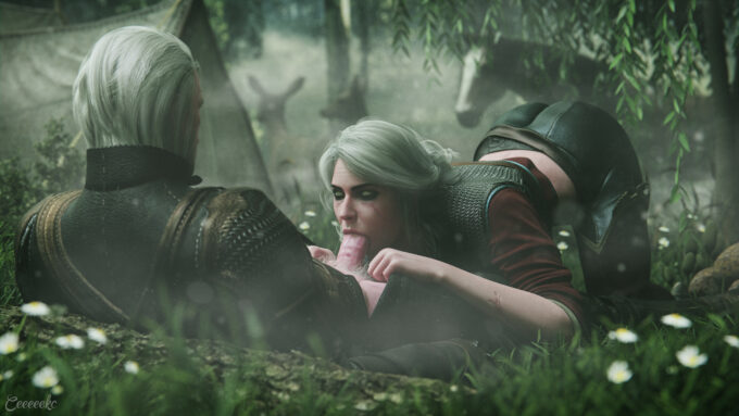 Ciri and Geralt – CEKC – The Witcher 3