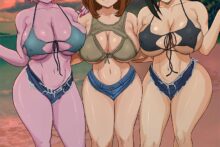Izuku, Mina, Momo and Ochako - Krabby - My Hero Academia