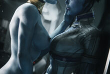 Samara and Liara T'Soni - CEKC - Mass Effect