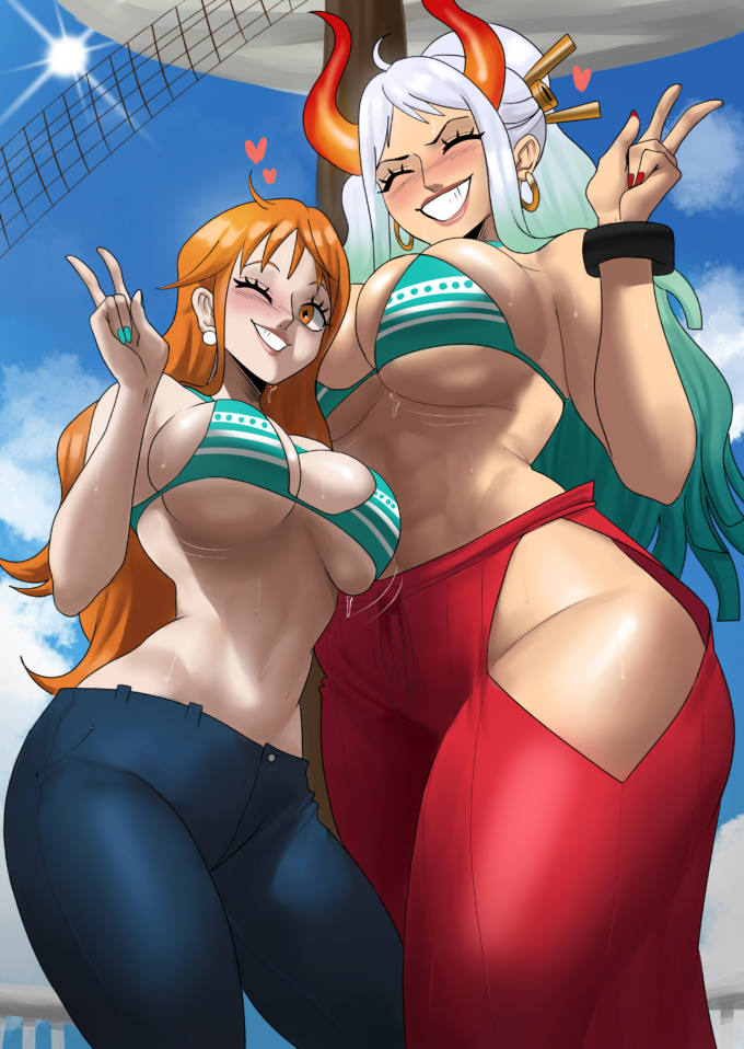 Nami and Yamato – Echo Saber – One Piece