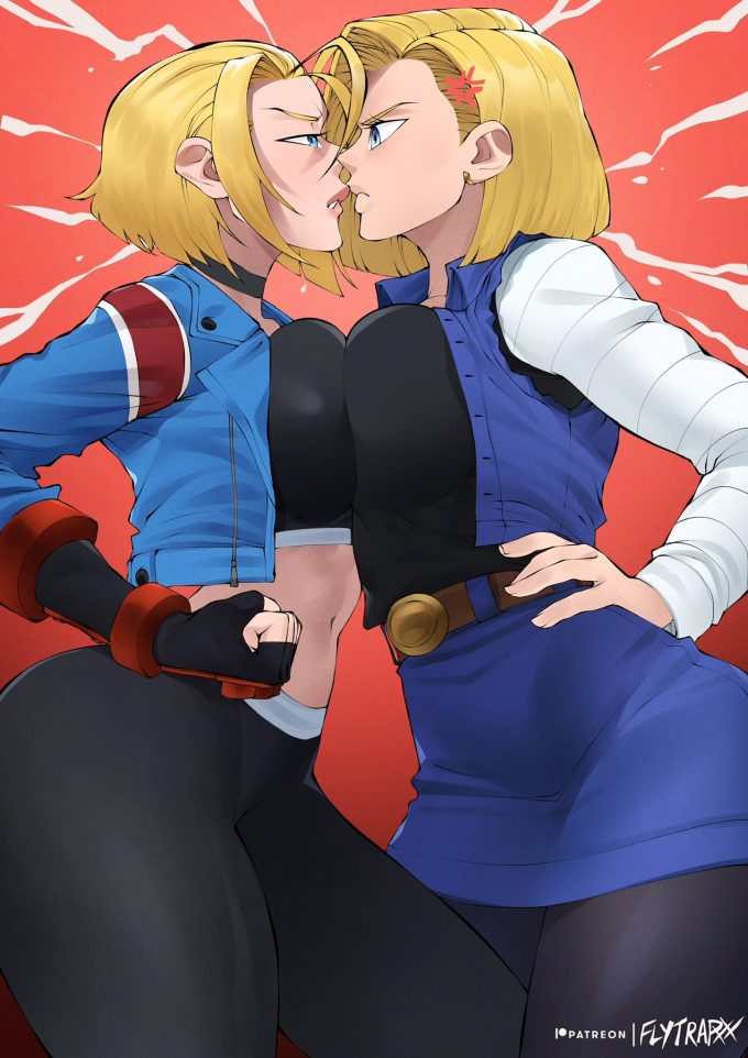 Android 18 and Cammy – Flytrapxx – Street Fighter, Dragon Ball Z
