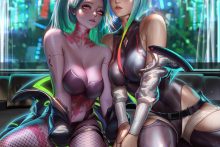 Rebecca and Lucy - Liang Xing - Cyberpunk Edgerunners