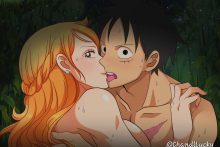 Monkey D. Luffy and Nami - Chandllucky - One Piece