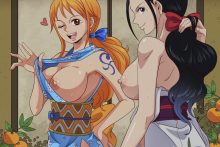 Nami and Nico Robin - Chandllucky - One Piece