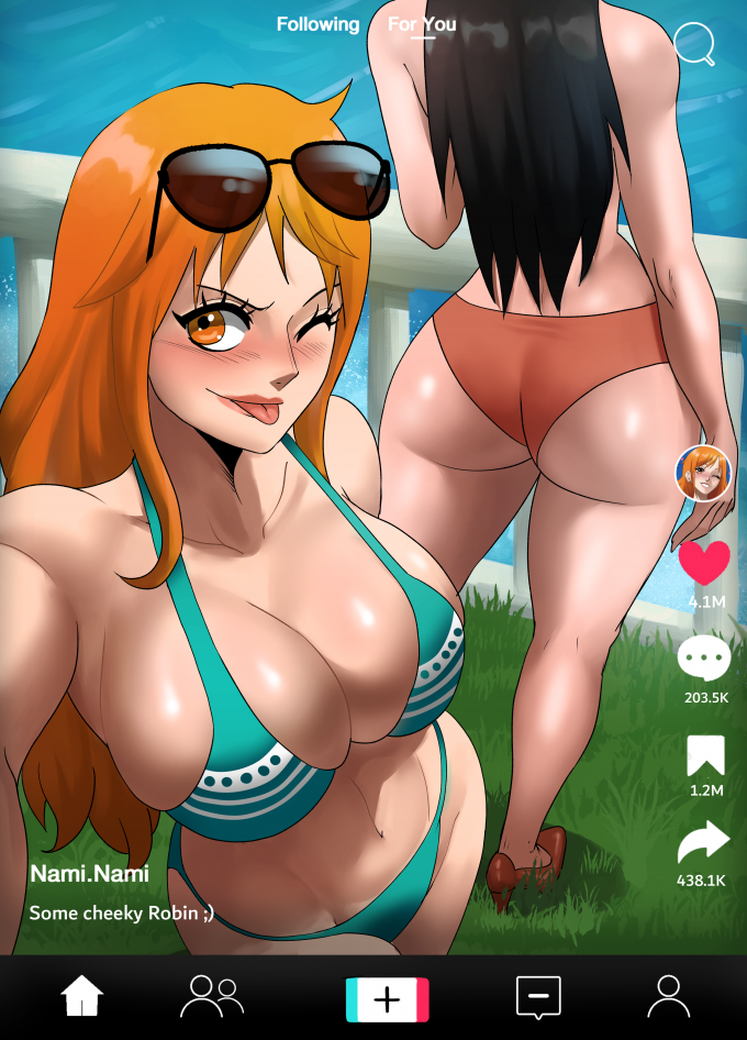 Nami and Nico Robin – Echo Saber – One Piece