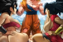 Kale, Caulifla and Son Goku - Elitenappa - Dragon Ball Super