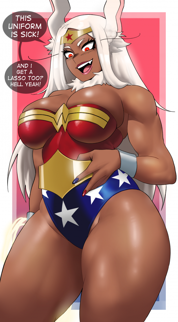 Miruko, Wonder Woman – Echo Saber – My Hero Academia, DC
